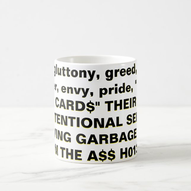 Tote Sins Kaffeetasse (Mittel)