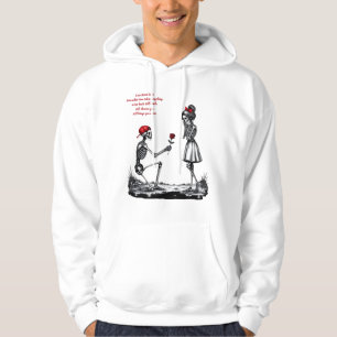 Tote Skelett-Paar mit ewiger Liebe Hoodie