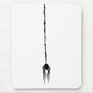 Tote Smooshed Spider, die sich durch ihr Web verhe Mousepad