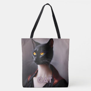 Tote Tackkatze Tasche