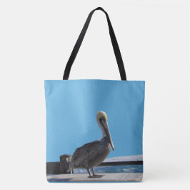 Tote Tag (ao) - Pelican in der Sonne Tasche