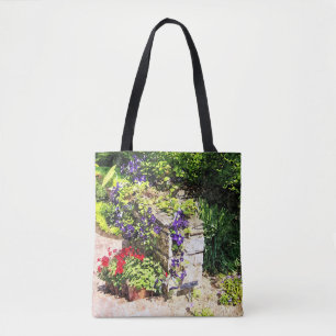 Tote Tag Clematis an der Wand Tasche