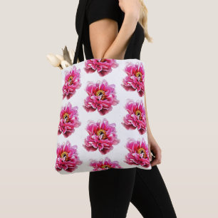 Tote Tag Pink Peonies Tasche