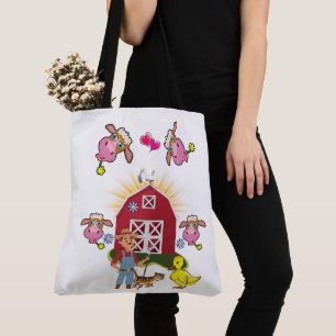 Tote Tag Weiße Landfarm Tasche