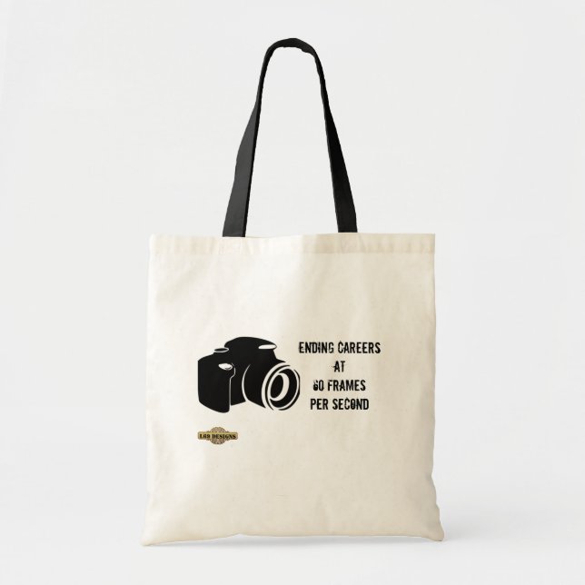Tote Tasche "Ende Karriere 60 Frames pro Sekunde" (Vorne)
