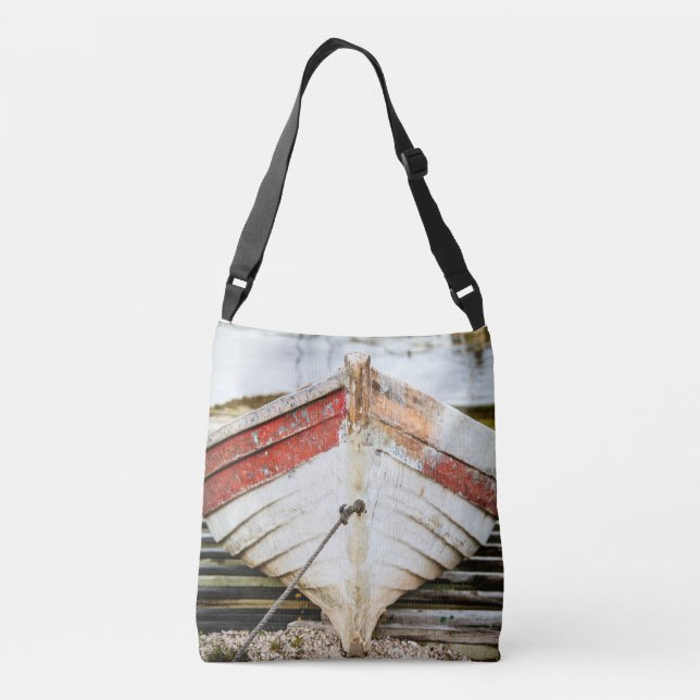 Tote Tasche für das Fischerboot - über der Schulte (Rückseite)