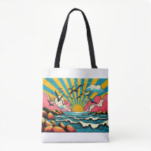 Tote-Tasche für die Strandshoppingbibliothek