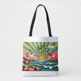 Tote-Tasche für die Strandshoppingbibliothek Tasche