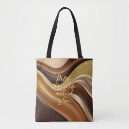 Tote-Tasche in abstrakter Grafik Tasche