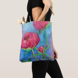 Tote Tasche mit Alaskan Peonies