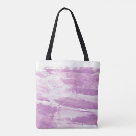 Tote Tasche mit Mauve Abstract Design