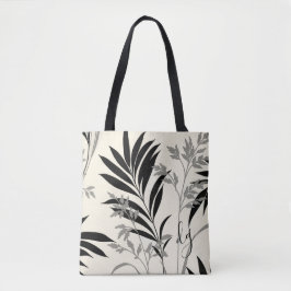 Tote Tasche mit schwarzen und grauen Fronten