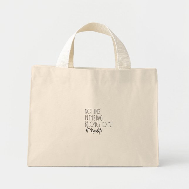 Tote Tasche - Nichts in dieser Tasche gehört mir (Vorne)