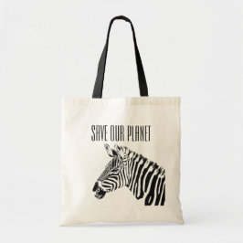 Tote Tasche - Rett unseres Planeten - Zebra