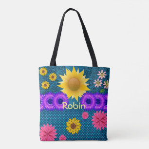 Tote Tasche Sonnenblumen Robin