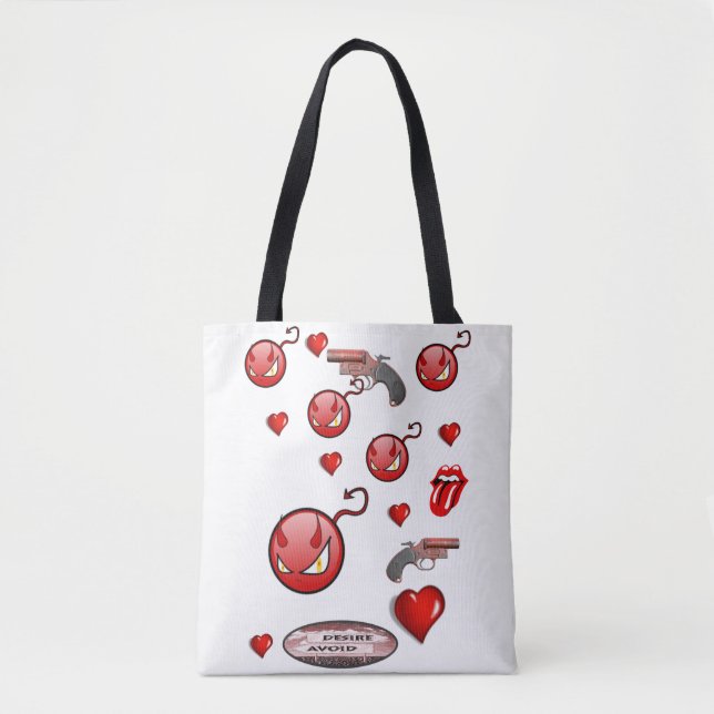 Tote Tasche Valentinstag Liebe Herzen (Vorderseite)