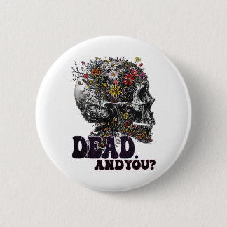 Tote und Ihr Skull Kopf Funny Halloween Outfit Cos Button