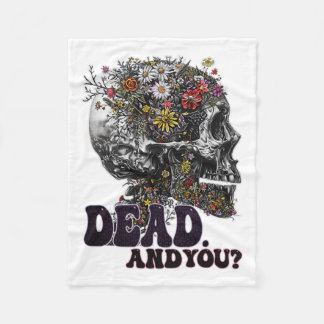 Tote und Ihr Skull Kopf Funny Halloween Outfit Cos Fleecedecke