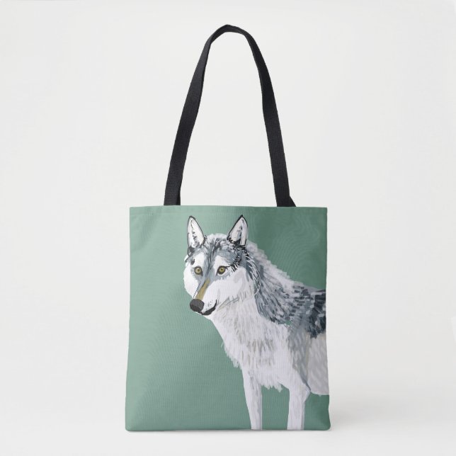 Totem Alberta Wolf Tasche (Vorderseite)