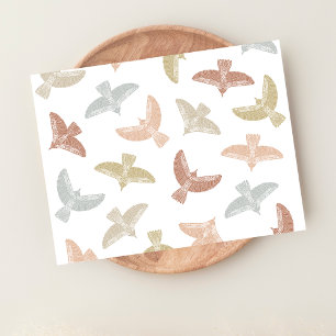 Totem Birds Folk Postkarte