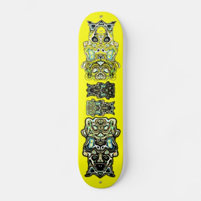 Totem der Monster Skateboard (Vorderseite)