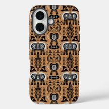 Totem des Kulturerbes - Muster für afrikanische St