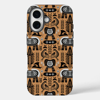 Totem des Kulturerbes - Muster für afrikanische St iPhone 16 Hülle