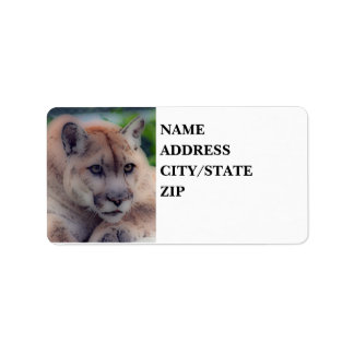 'Totem Panther' Adressaufkleber