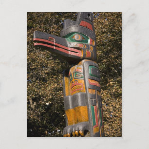 Totem-Pol im Park in Ottawa, Ontario, Kanada Postkarte