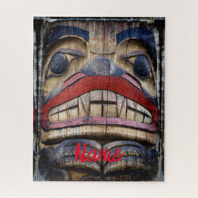 Totem Pole Face Thunder_Cove (Vertikal)