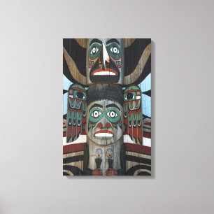 Totem Pole gepackte Leinwand