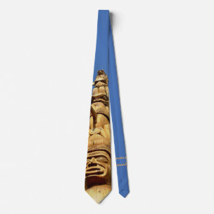 Totem Pole Krawatte Erste Nationen Vancouver Neckt