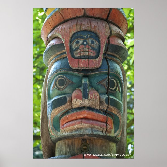 Totem-Pole-Plakat Poster (Vorne)
