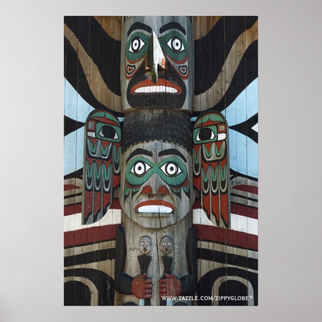 Totem-Pole-Plakat Poster (Vorne)