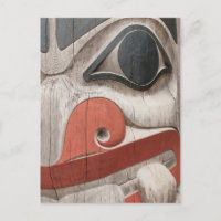 Totem Stöcke im Haida Heritage Centre Museum