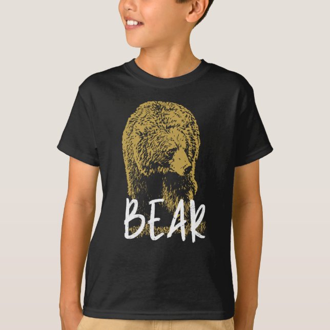 Totem-Tier aus Bärenschaman, zwei Seiten drucken T-Shirt (Vorderseite)