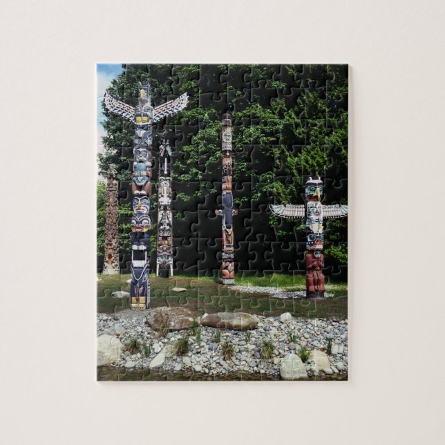 Totem, Vancouver, Britisch-Kolumbien (Vertikal)
