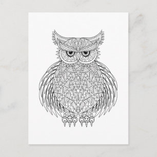 Totem von Inspiriert Vogelgeflügel Postkarte
