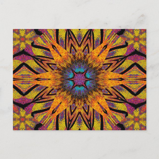 TOTEM-WILDBLUME 6 POSTKARTE (Vorderseite)