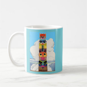 Totempfahl aus den 1920er Jahren Kaffeetasse