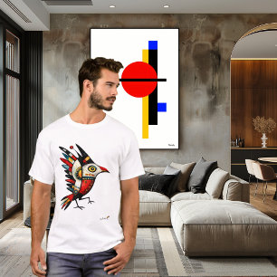 Totemvogel – Abstraktes Stammesymbol T-Shirt
