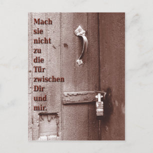 Töten Postkarte