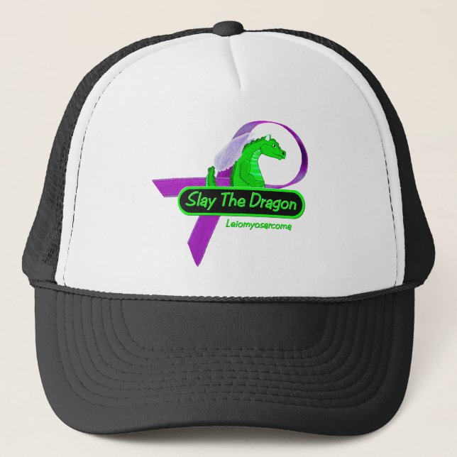 Töten Sie den Drache-Hut Truckerkappe (Vorderseite)
