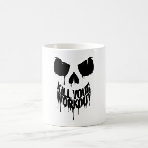 Töten Sie Ihre Arbeit Kaffeetasse
