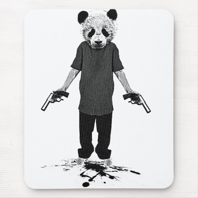 Tötender Panda Mousepad (Vorne)