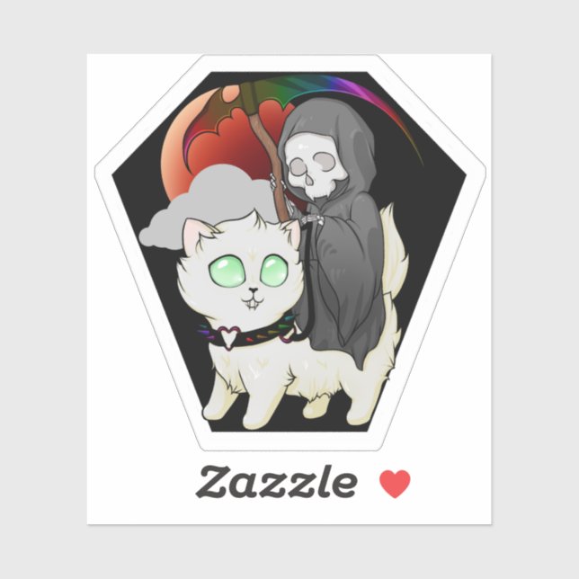 Totenfahrten Aufkleber (Blatt)