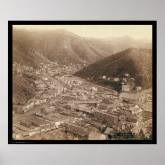 Totenholzansicht vom Mt. Moriah SD 1888 Poster