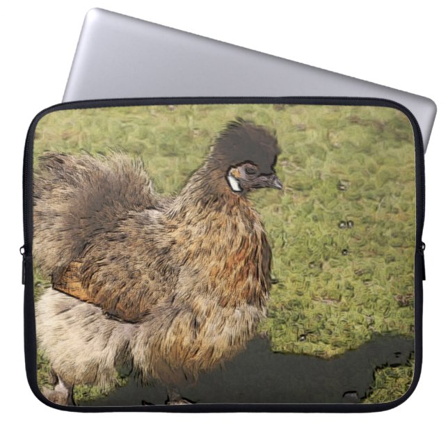 Totenhühner Laptopschutzhülle (Vorderseite)