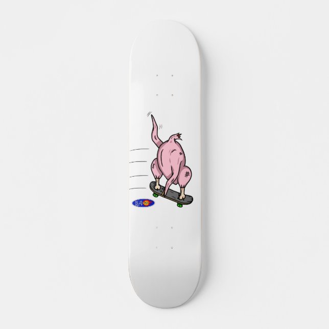 Totenhühner Skateboard (Vorne)