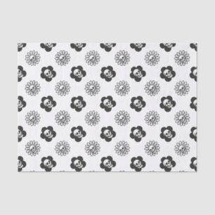 Totenkopf Blumen Seidenpapier